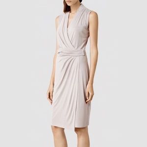 Allsaints Novi Sleeveless Wrap Dress, Size 4 (US)